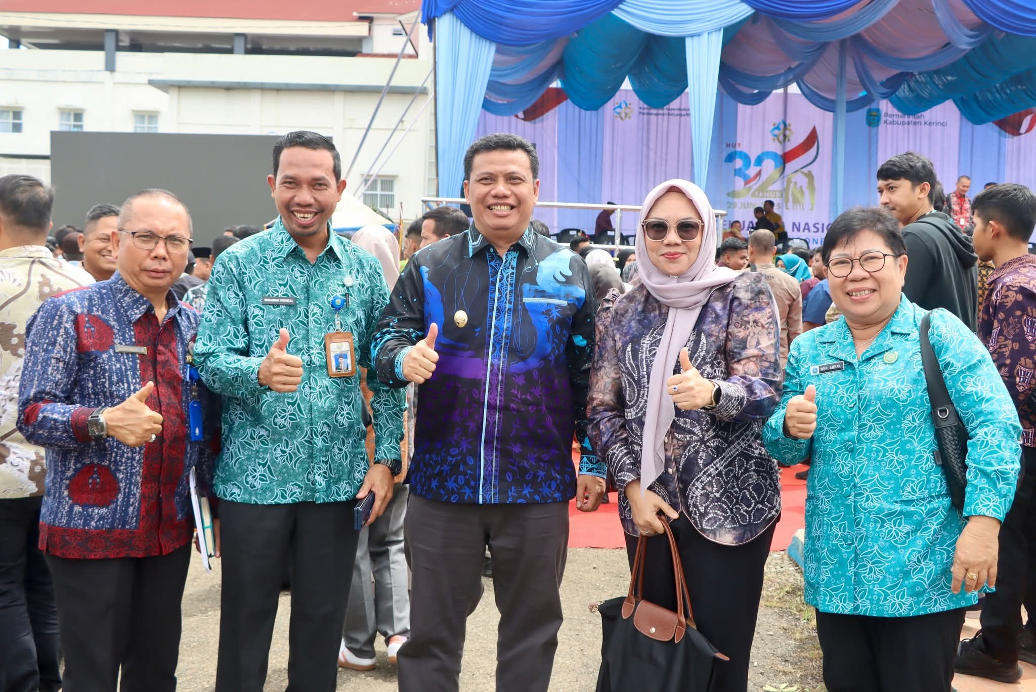 Wakil Bupati Hadiri Puncak Harganas ke-32 Provinsi Jambi di Kerinci