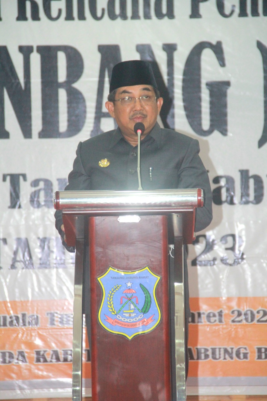 Bupati Tanjabbar Resmi Buka Musrembang RKPD Kabupaten Tanjabbar 2023 