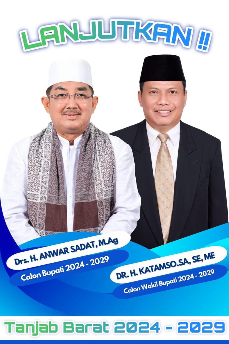 Besok, Anwar Sadat-Katamso Jemput Rekomendasi Partai Demokrat Untuk Pilkada Tanjabbar 2024