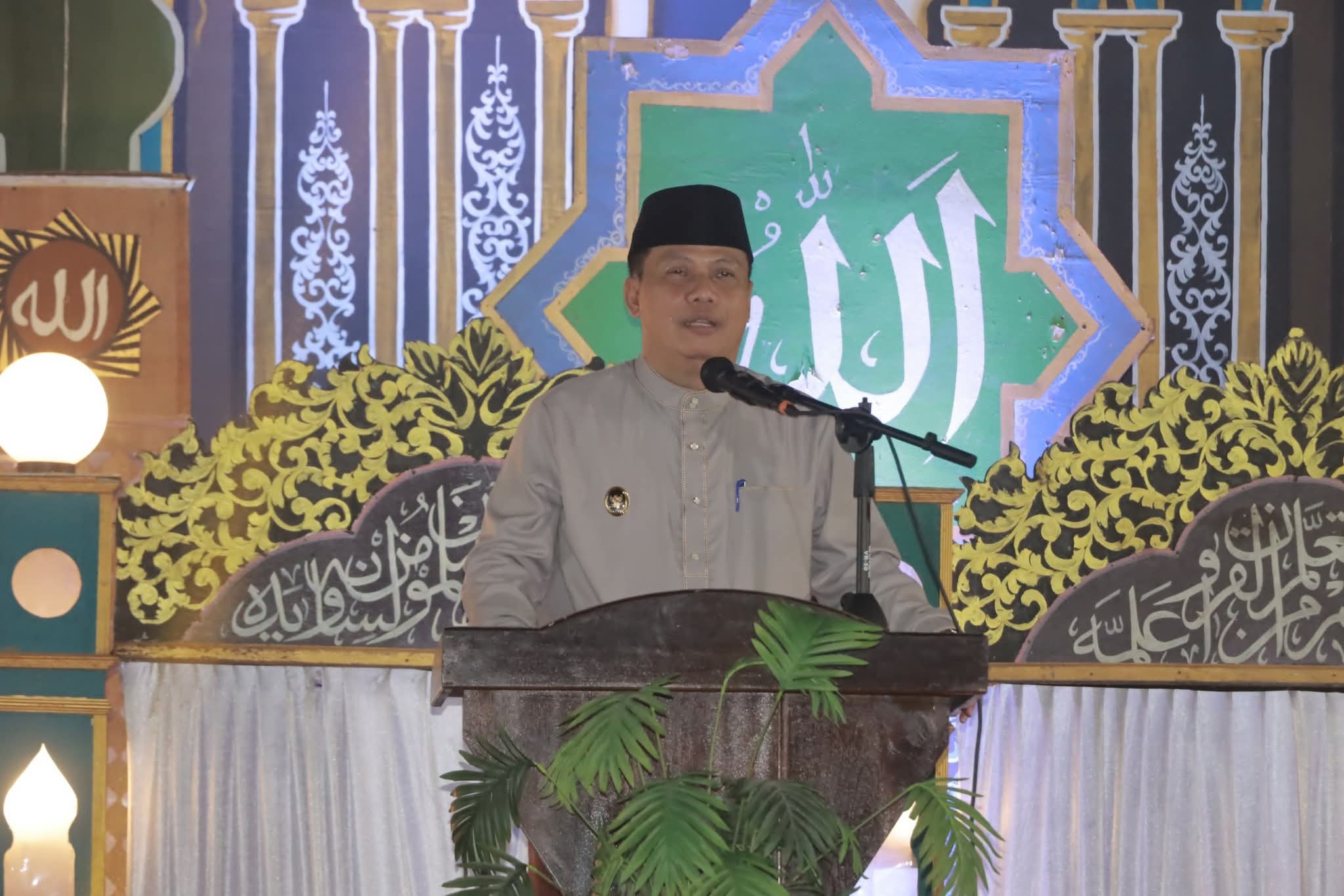 Wabup Buka MTQ ke-12 Kecamatan Tebing Tinggi di Desa Teluk Pengkah