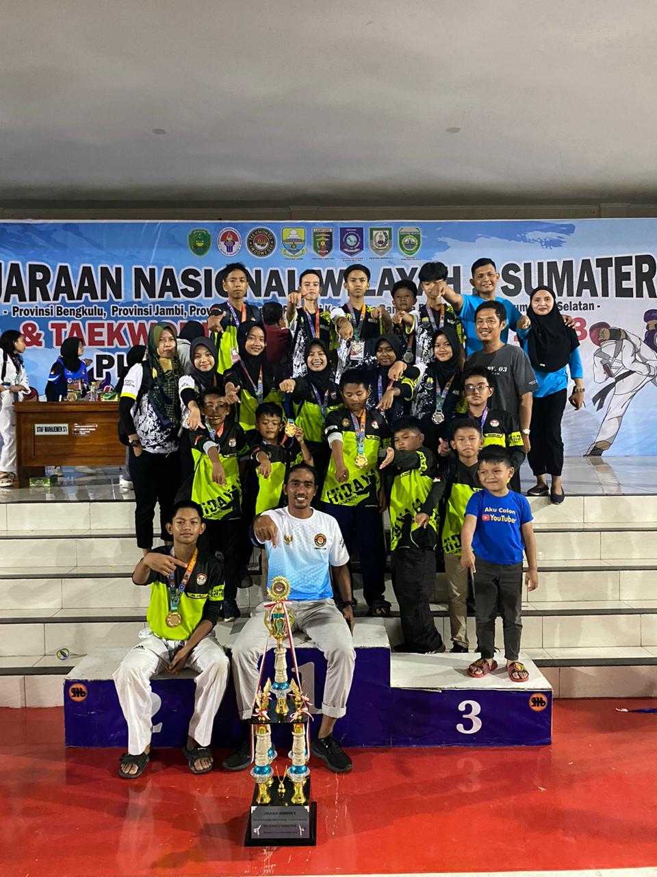 Atlet Taekwondo Tanjabbar Kembali Ukir Prestasi Pada Kejurwil II Sumatera dan Piala Walikota Bengkulu