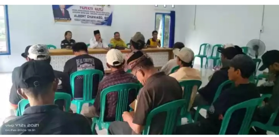 Albert Chaniago DPRD Tanjab Barat Reses Tampung Aspirasi Masyarakat Suak Labu