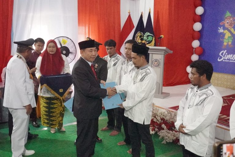 Ketua DPRD Hamdani Hadiri Pemberian Remisi Warga Binaan Lapas Kelas II Kuala Tungkal