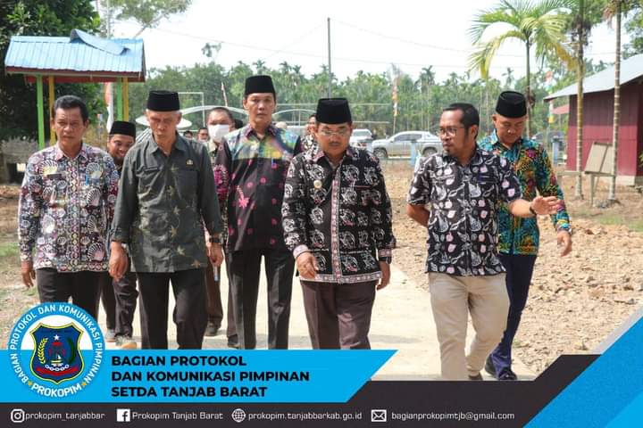 Anwar Sadat Meninjau Lokasi Persiapan MTQ Tingkat Kabupaten Ke-50 Di Desa Suak Labu