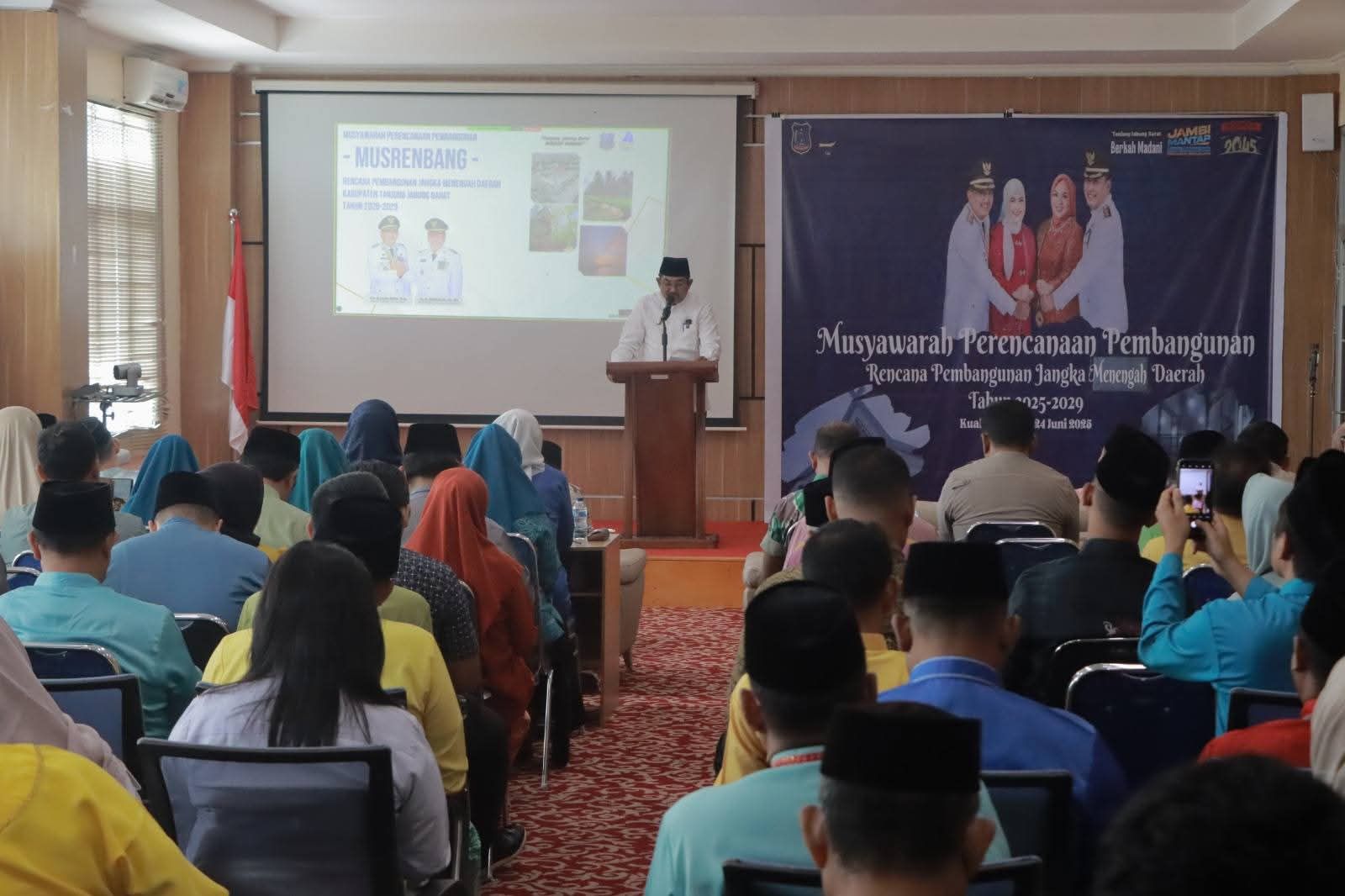 Bupati Tanjabbar Resmi Buka Musrembang RPJMD Tahun 2025-2029
