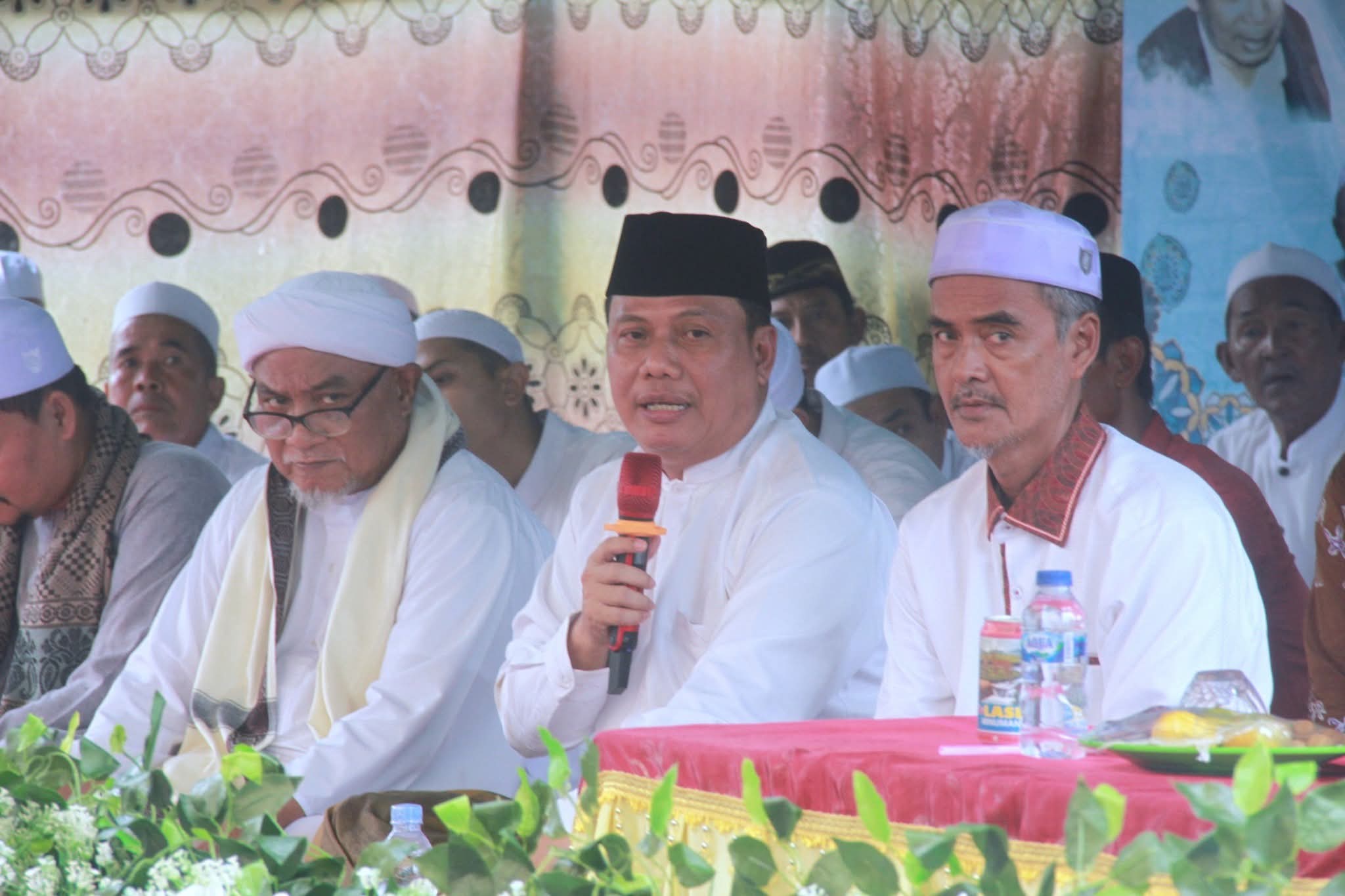 Wabup Hadiri Haul Akbar Sulthonul Aulia Syekh Abdul Qadir Al-Jailani di Desa Dataran Pinang