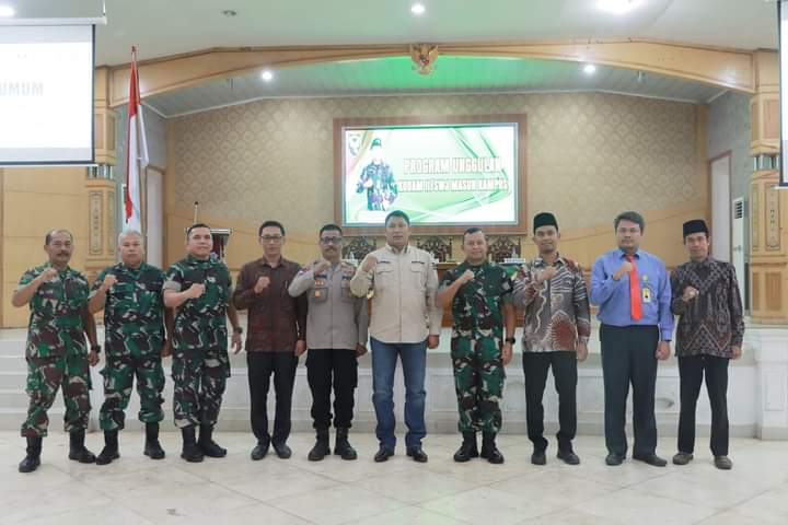 Wakil Bupati Tanjab Barat Buka Secara Resmi Kegiatan Kodam II/Sriwijaya Masuk Kampus