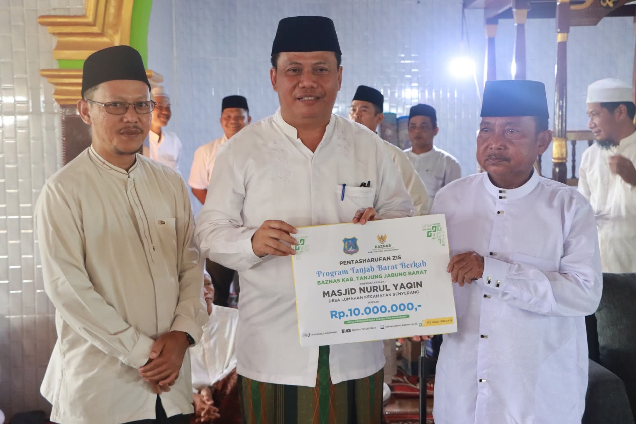 Wabup Hadiri Haul Ulama Besar di Desa Lumahan Senyerang