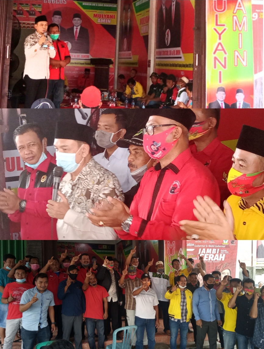 Lantik Tim Koalisi Cerah-Mulya Kecamatan Tungkal Ilir, M Amin: Bergeraklah Tanpa Menjatuhkan Kandidat Lain