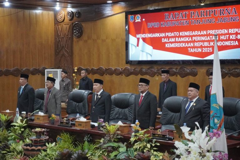 DPRD Tanjab Barat Gelar Paripurna Pidato Kenegaraan Presiden RI