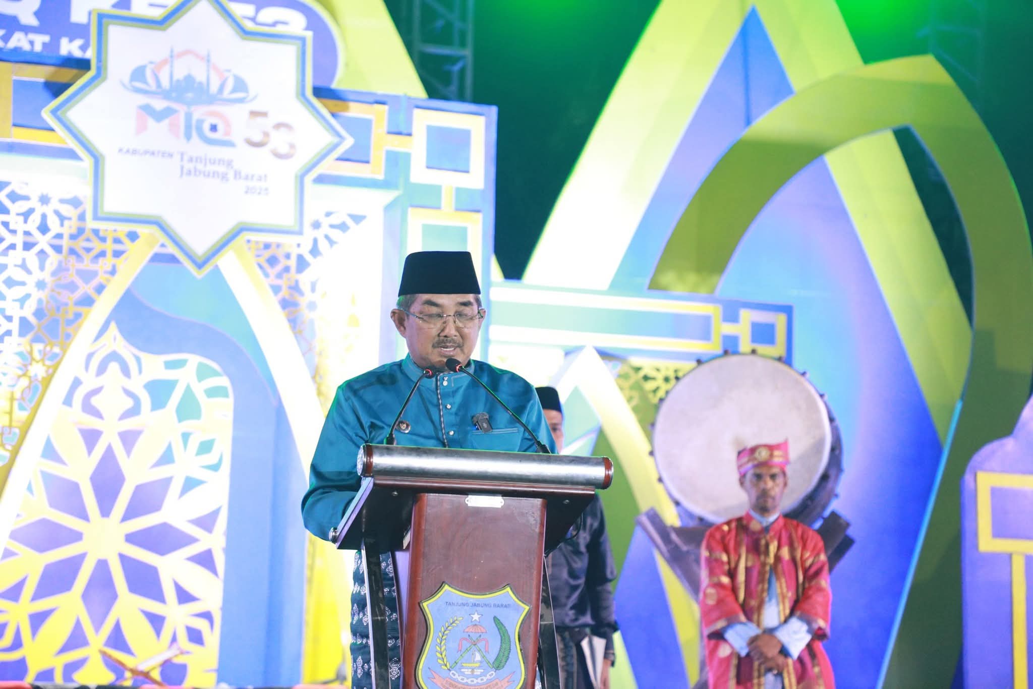 Bupati Resmi Buka MTQ ke-53 Tingkat Kabupaten Tanjabbar Tahun 2025