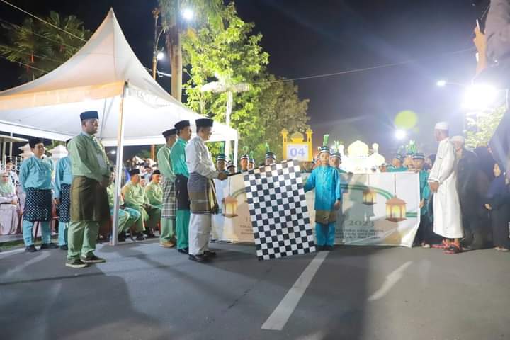 Bupati Tanjab Barat Buka Secara Resmi Pelepasan Festival Pawai Takbiran Idul Fitri 1444 H