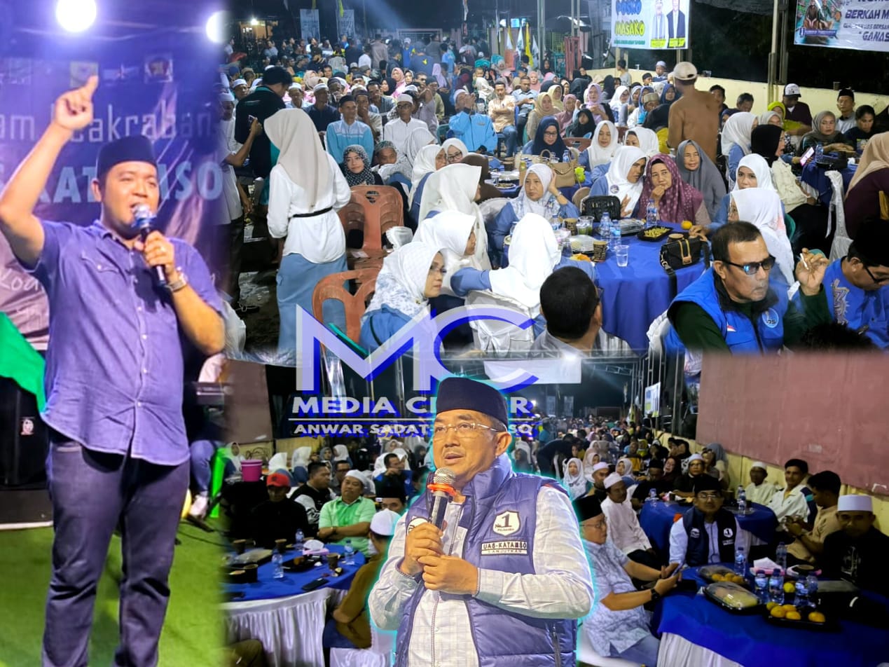 Malam Penuh Keakraban UAS-Katamso Bersama Tim Koalisi dan Relawan Menjadi Kampanye Penutup Nomor 1, UAS: Jangan Lengah, Kemenangan Sudah Didepan Mata