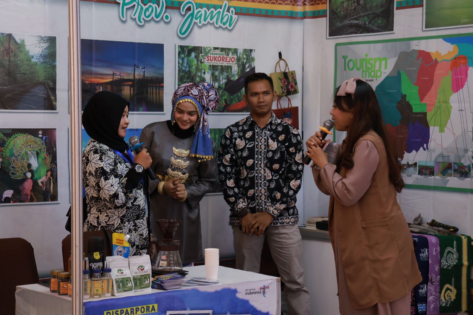 Disparpora Tanjabbar Berpartisipasi Pada Pameran INDONESIA TOURISM AND TRADE INVESTMENT EXPO 2023