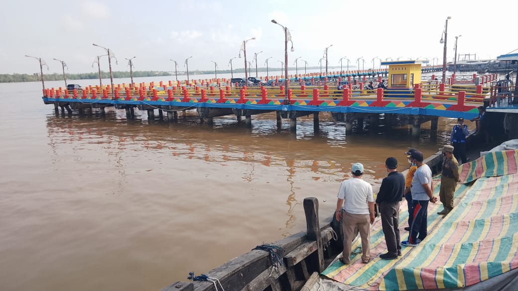 Sekda Tinjau Kondisi Jembatan WFC Pasca Tertabrak Kapal