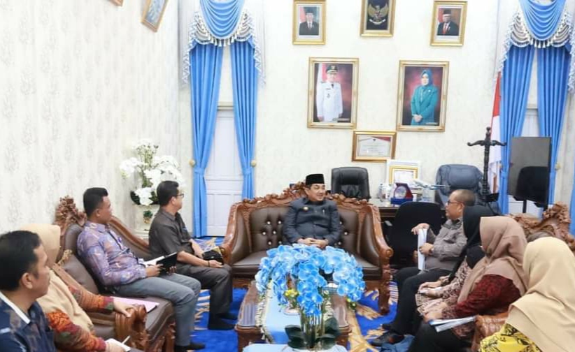 Drs. H. Anwar Sadat M. Ag Sambut Langsung Kunjungan BKKBN Provinsi Jambi Dalam Rangka Audensi