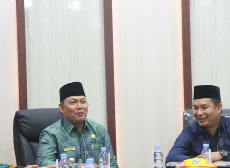Wakil Bupati Tanjab Barat Sambut Kunjungan Kunker DPRD Kota Sungai Penuh