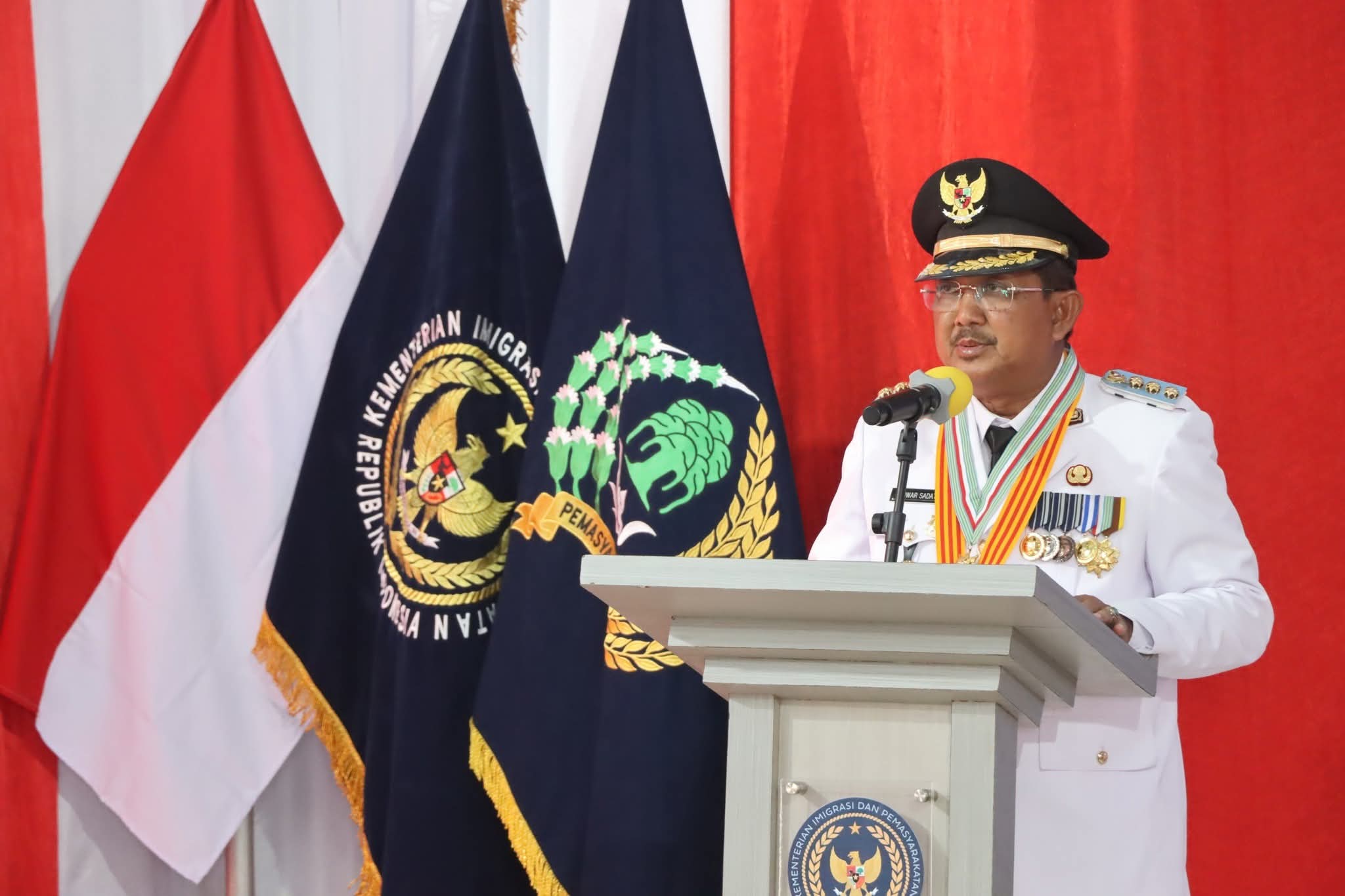 Bupati Hadiri Upacara Pemberian Remisi Warga Binaan Lapas Kelas II-B Kuala Tungkal Tahun 2025