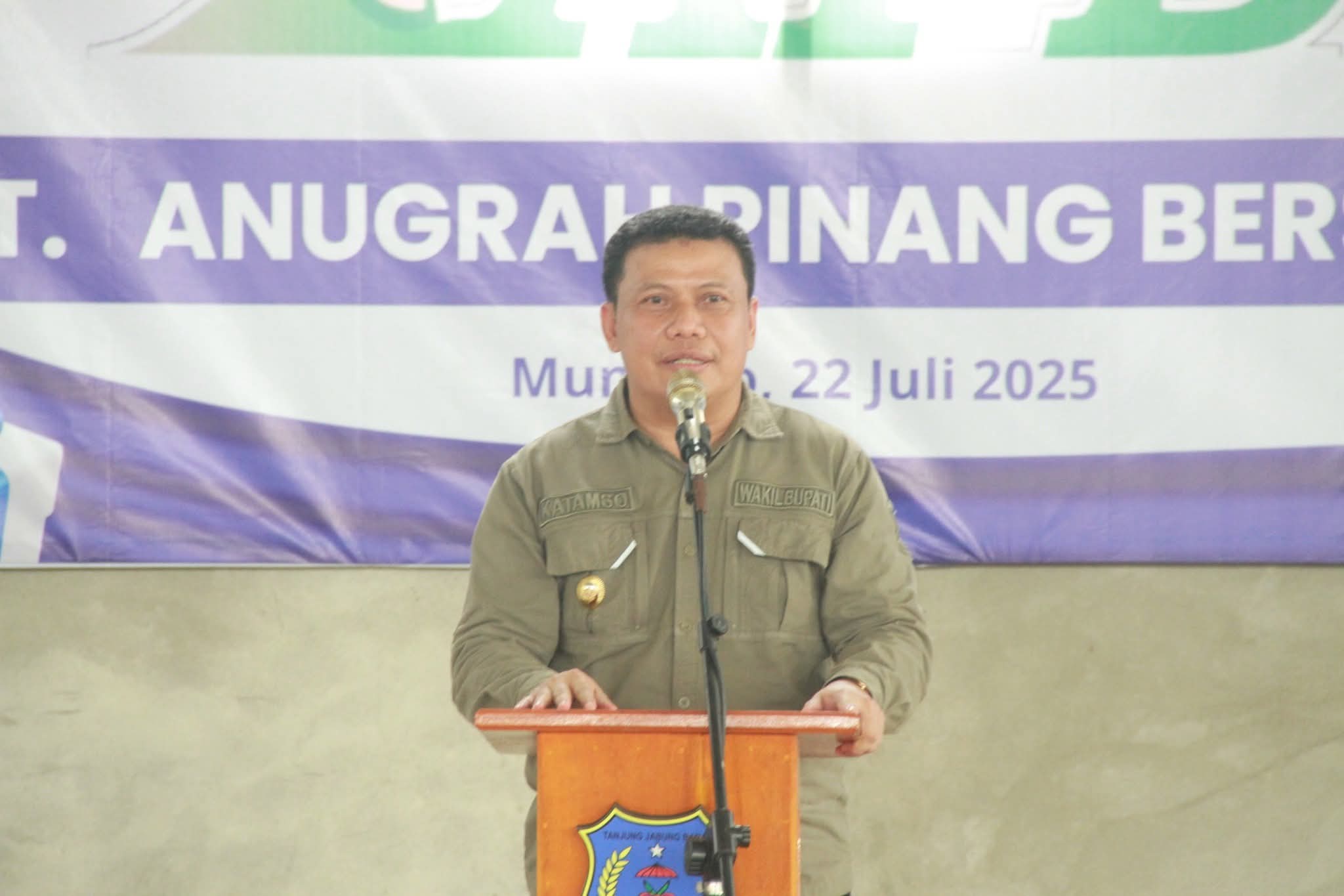 Wakilbup Tanjabbar Resmikan PT. Anugrah Pinang Bersama di Desa Muntialo, Dorong Pertumbuhan Ekonomi dan Serapan Tenaga Kerja